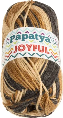 Produktbild von Garn JOYFUL - 100g / 200 m - Beige, Braun, Grau