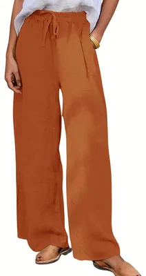 Produktbild von Currero Leinenhose Damen Mandarine S