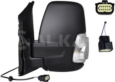 Produktbild von ALKAR 9027734 Außenspiegel Seitenspiegel Links für FORD Transit Mk7 Kastenwagen (V363, FCD, FDD) Beheizt Konvex Elektrisch