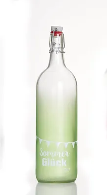 Immagine prodotto di Ritzenhoff & Breker Cool Summer Flasche, Einmachglas, Bügelverschluss, Grün, 1 L, 173420