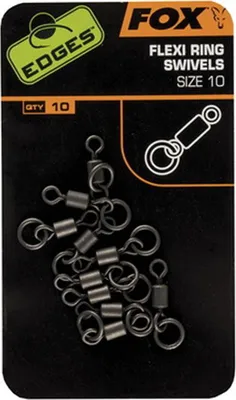 Zdjęcie produktu dla Fox Obratlík S Kroužkem Edges flexi ring swivels 11 10 ks