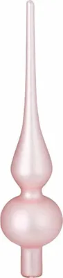Produktbild von Christbaumspitze 26cm Pearly Rose matt