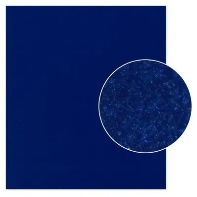 Produktbild von Plottermarie Plotterfolie Premium Flockfolie mit samtiger Oberfläche – Plotterfolie für Textildruck, T-Shirts, Baumwolle, Polyester & Mischgewebe 32 x 50 cm - 300 Royal Blue