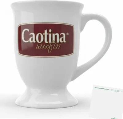 Produktbild von Caotina Tasse aus Porzellan + usy Block