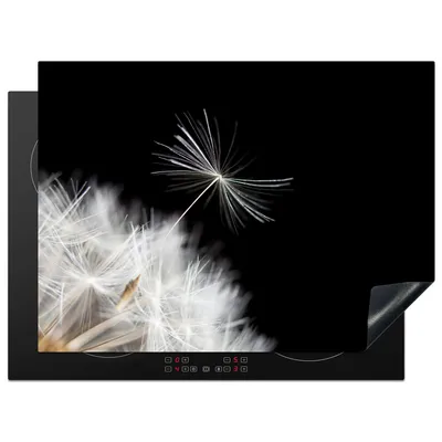 Produktbild von KitchenYeah© Herdabdeckplatte Blume - Löwenzahn - Pflanze , 71x52cm, Küche Deko, Glaskeramikkochfeld Herdabdeckung, Abdeckplatte fùr Kochfeld