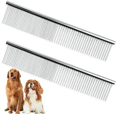 Produktbild von Famanu Pflegekamm für Haustiere - Edelstahl, für Hunde und Katzen
