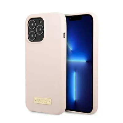 Produktbild von Guess Guhmp13Lsplp Iphone 13 Pro / 13 6.1 Rosa/Rosa Hartschale Silikon-Logoplatte Magsafe