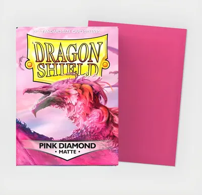 Image de Dragon Shield : Mat - Rose Diamant (100)