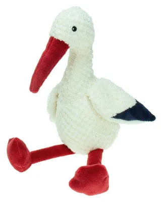 Produktbild von TRÖTSCH - Plüsch Storch gehäkelt 21 cm