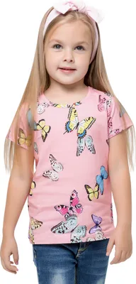 Produktbild von Mädchen-T-Shirt Motýlci  - Rosa - 98