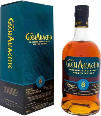 Produktbild von GlenAllachie 8 Years + Box 700ml 46% Vol.