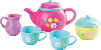 Produktbild von Spieltee-Set Blumen-Spielset, 7-teilig.