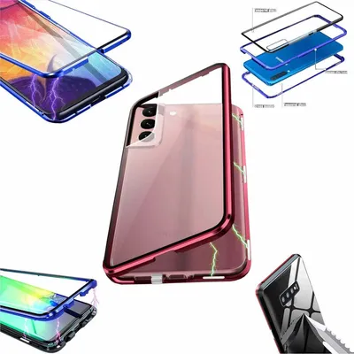 Image de Étui pour Samsung Galaxy S24 Plus : coque 360° magnétique en verre et métal