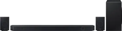 Obrázek produktu pro Samsung HW-Q990D, 11.1.4 kanály/kanálů, 656 W, Dolby Atmos, Dolby Digital Plus, Dolby TrueHD, Bezdrátový, Oddělený, Černá