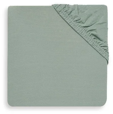 Produktbild von Spannbettlaken Gitterbett Jersey 60 x 120 cm - Ash Green