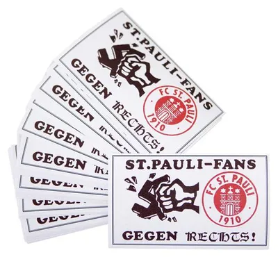 Produktbild von St. Pauli - Gegen Rechts, Aufkleber