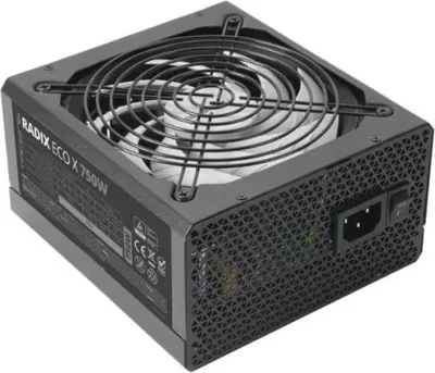 Image de Tacens Radix Eco X 750w Bloc d'alimentation Argent One Size / EU Plug 220V Argent One Size