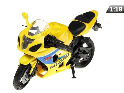 Produktbild von Model 1:18, SUZUKI GSX-R600, żółty (M05604BZ)