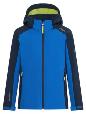 Productafbeelding van Regatta - Softshelljas "Haydenbury" voor kinderen, model RG13227 (maat 104) (marineblauw/koningsblauw/felgroen)