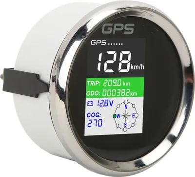 Zdjęcie produktu dla 85 mm Prędkościomierz GPS Km/h Węzły MPH DC9-32 V Ekran TFT IP67 Uniwersalny prędkościomierz do samochodów Motocykle Łodzie