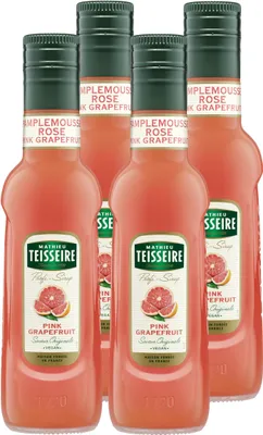Image de Mathieu Teisseire Sirop pour boissons Pamplemousse rose 0,25L (pack de 4)