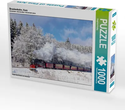 Produktbild von Calvendo Brockenbahn, Harz 1000 Teile Puzzle quer 640x480mm, Kuttig Siegfried; 7394086