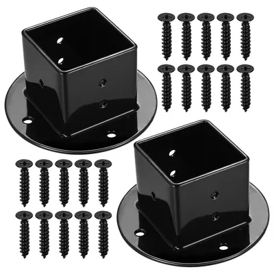 Produktbild von Pfostenträger Pfostenanker Pfostenfuß - 50 x 50 mm - Stahl Q235 - 2 Stück