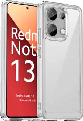 Obrázek produktu pro Pouzdro pro Xiaomi Redmi Note 13 4G průhledné, nárazuvzdorné TPU silikonové ochranné pouzdro Průhledný