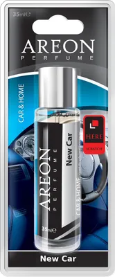 Zdjęcie produktu dla Oryginalne perfumy samochodowe Areon Odświeżacz powietrza Zapach drzewa Dyfuzor zapachowy Nowy samochód 35ml