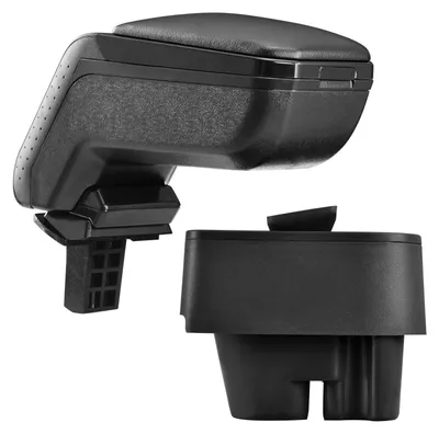 Productafbeelding van TFS Armleuning design compleet leer zwart voor Peugeot 207 vanaf 2006-