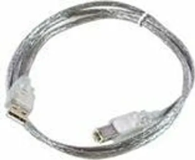 Produktbild von Microconnect USBAB1T, 1 m, USB A, USB B, USB 2.0, Männlich/Männlich, Transparent