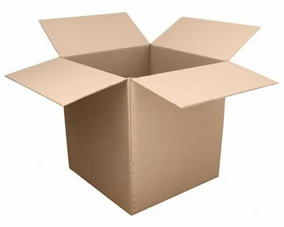Produktbild von 1x Faltkarton  650x650x(300)-700mm mit variabler Höhe 2-wellig braun