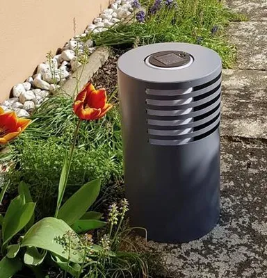 Produktbild von Kynast Garden Solar LED Wegeleuchte Farbe Anthrazit 20cm x 35cm