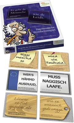 Image de Es geht de Mennsche wie de Leidt. Das hessische Weisheitenspiel.