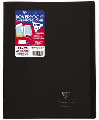 Produktbild von Clairefontaine 984607C, Muster, 24 Blätter, 90 g/m², Softcover, Universal