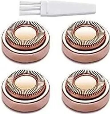 Produktbild von 4 Pack Gesichtshaarentferner Ersatzköpfe für Touch Flawless Elektrorasierer für Lippen, Kinn, Wangen und Sideburns