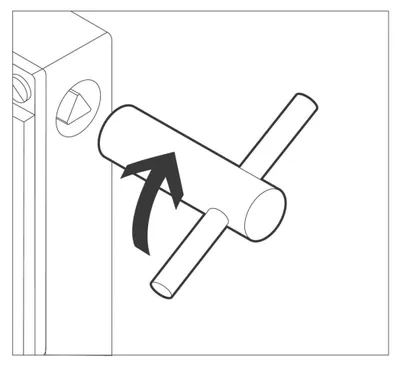 Produktbild von Schmersal Dreikantschlüssel AZM KEY M5 TK-M5 101100887