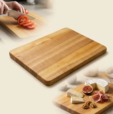Zdjęcie produktu dla DESKA DO KROJENIA drewno CZEREŚNIOWE olejowana piękna solidna 30x20x2 cm
