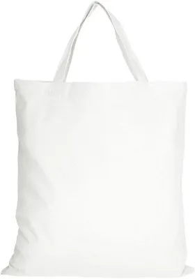 Produktbild von Famanu Baumwolltaschen 38x42 cm - 28 Farben - 10 Stück - 140 g/m² - 100% Baumwolle - mit 2 kurzen Tragegriffen