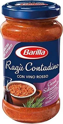 Produktbild von Barilla Ragù Contadino Pastasaucen tomatensauce mit Rotwein 400g aus italien