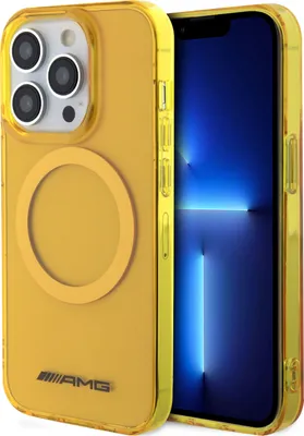 Image de AMG iPhone 15 Pro Coque arrière - Jaune