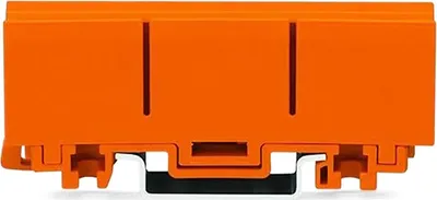 Obrázek produktu pro Wago upevňovací adaptér pro svorky COMPACT řady 2273, oranžový, balení po 10 ks.