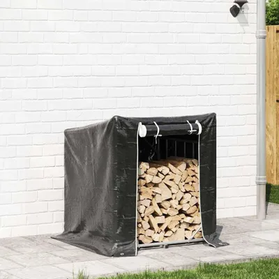Obrázok produktu pre Odolný stojan na drevo s krytom proti dažďu, rozmer 100,5 x 100,5 x 110,5 cm