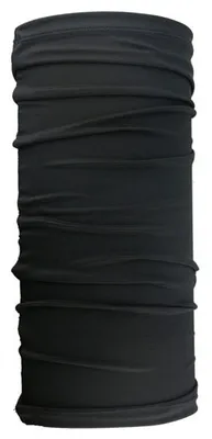 Produktbild von Schwarz Multifunktionstuch Loop Schal Halstuch | Sport Outdoor | Damen Herren | Atmungsaktiv Waschbar Elastisch | Vernähte Saumkanten