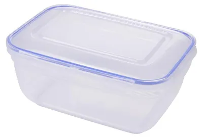 Productafbeelding van Voedselopbergdoos kunststof - 4 l - Met klikdeksel - 27 x 20 x 13 cm