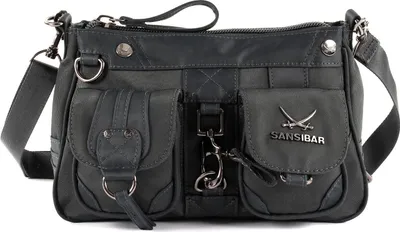 Immagine prodotto di Sansibar borsa a tracolla borsa a tracolla Calima Zip Bag Anthracite antracite