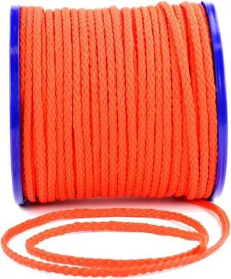 Produktbild von Seil Ø8mm Länge 10m Kunststoff PE Orange Schwimmfähig Bruchlast 400kg
