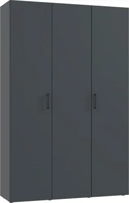 Produktbild von Drehtürenschrank Mugano Kleiderschrank Farbe und Größe wählbargraphit