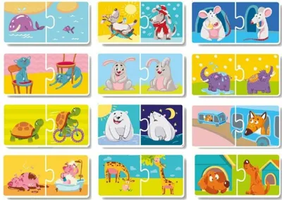 Obrázok produktu pre DODO Puzzle protiklady 12x2 dieliky