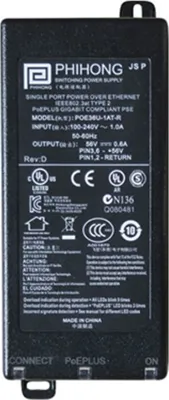 Produktbild von Behnke PoE Injektor für PoE Extender, 20-9596